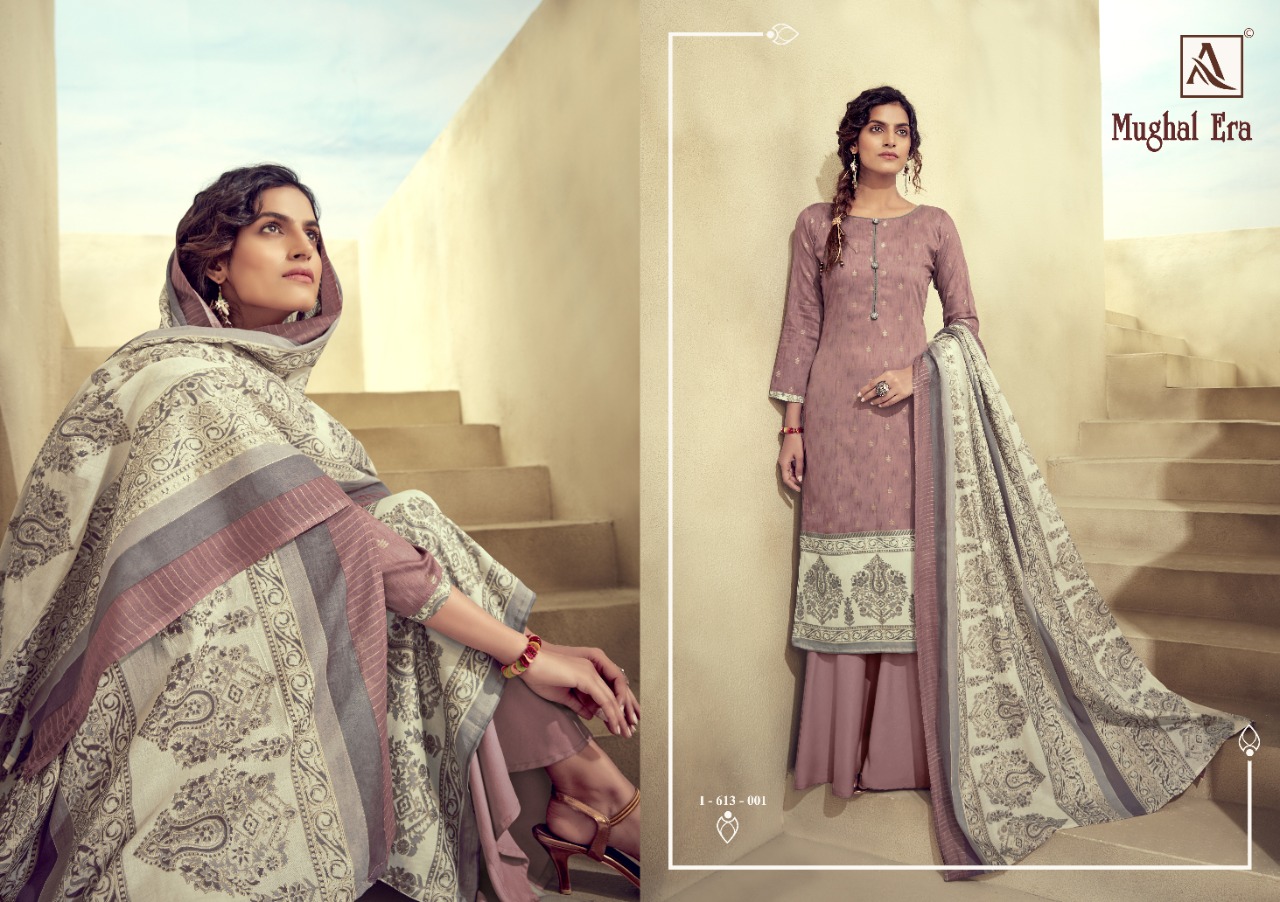 Alok Present  Mughalera  Digital Printed Dress Material