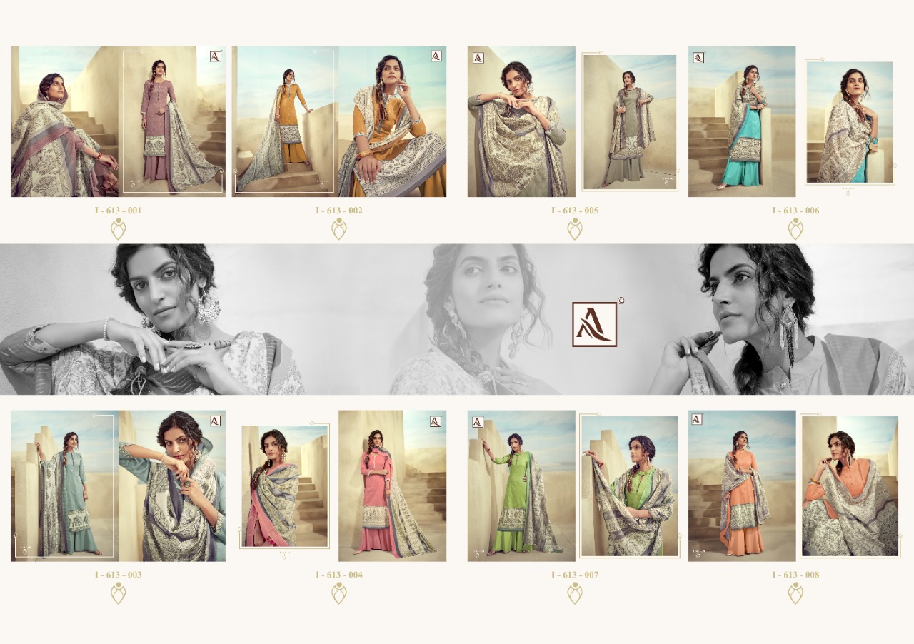Alok Present  Mughalera  Digital Printed Dress Material