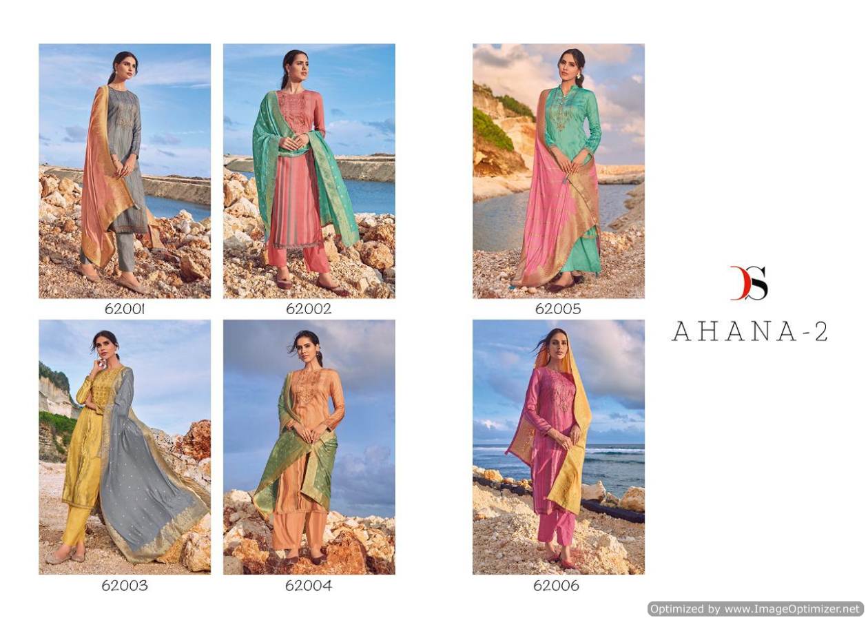 Deepsy  Present Ahana Vol  2  Digital Printed Dress Material