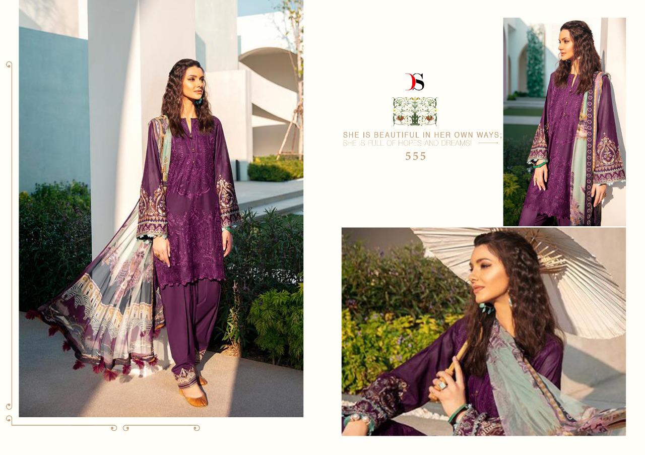 Deepsy Present Flora Pure Cotton Pakistani  Salwar Suit Collection