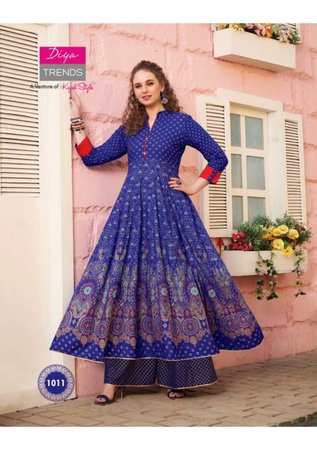 Diya Trends Present Florence 1 Kurti With Bottom Collection.