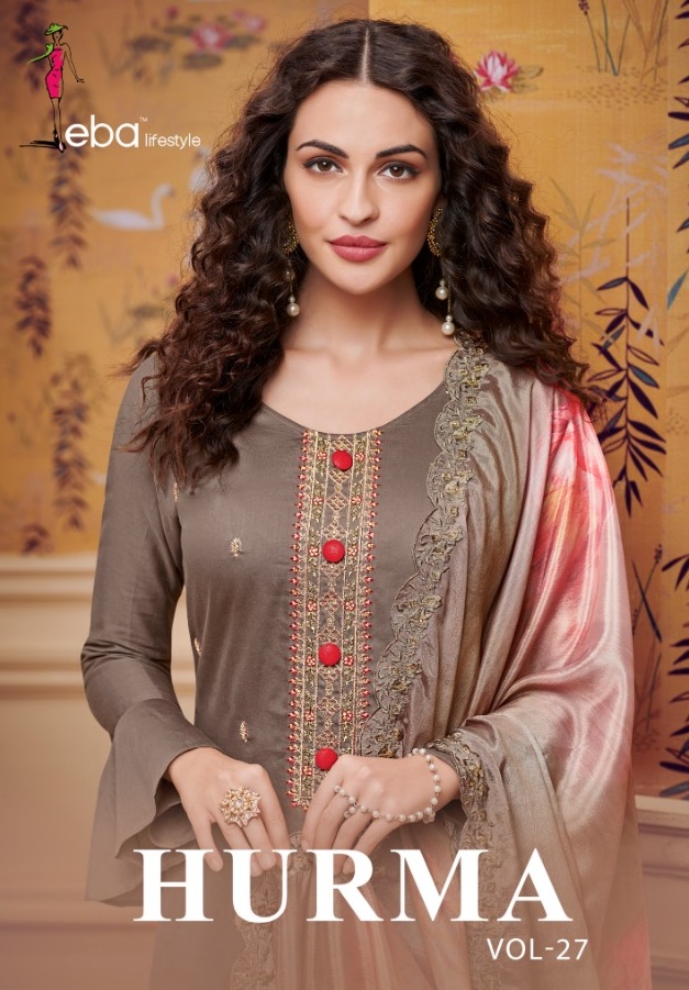 Eba Present  Hurma Vol 27party Wear  Dress Material