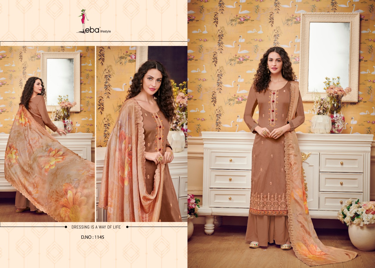 Eba Present  Hurma Vol 27party Wear  Dress Material