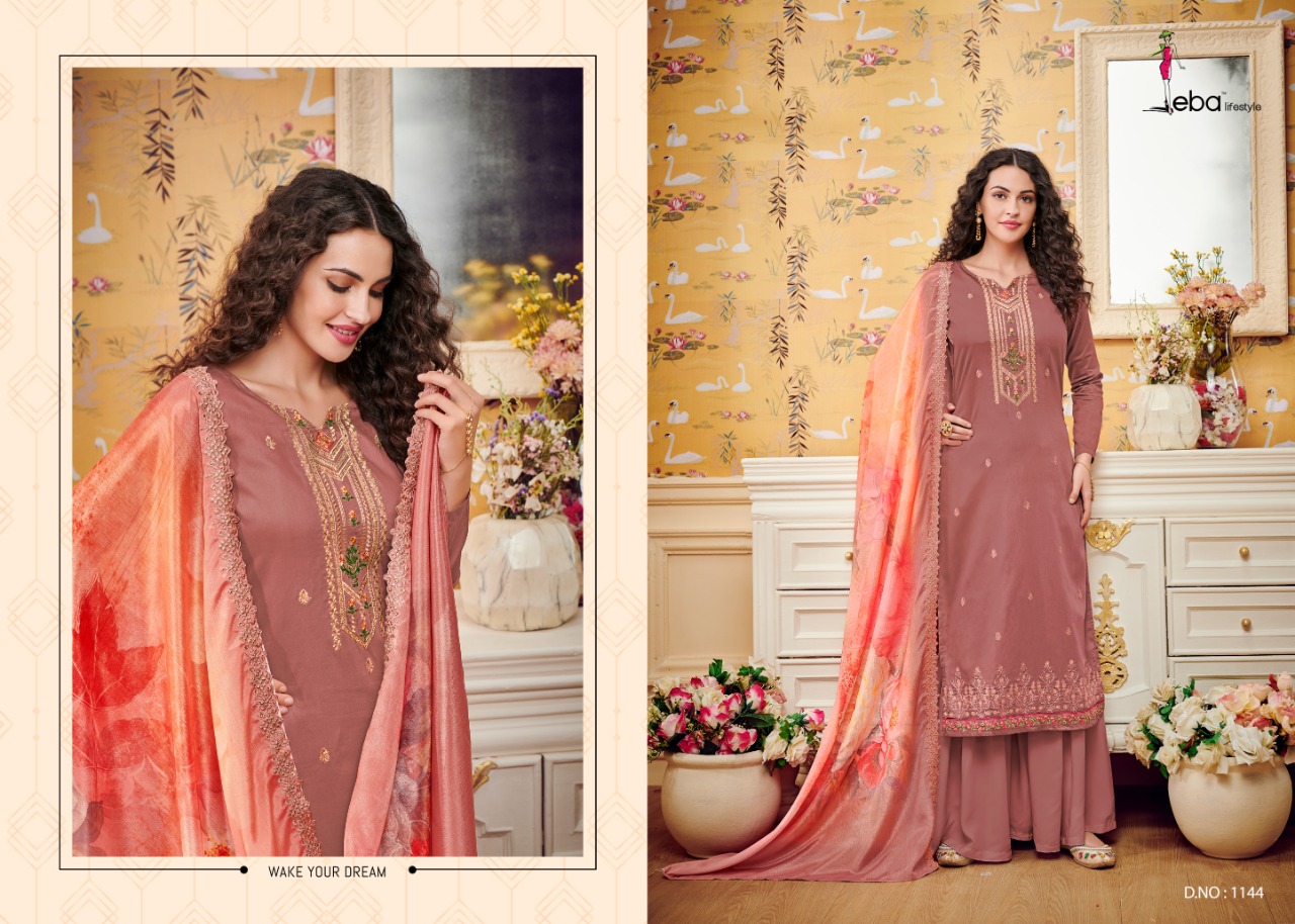 Eba Present  Hurma Vol 27party Wear  Dress Material