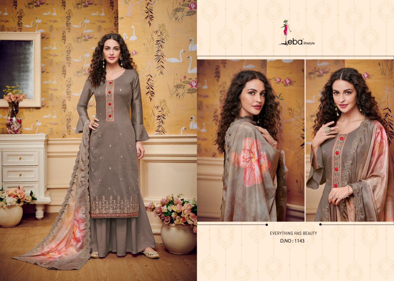 Eba Present  Hurma Vol 27party Wear  Dress Material