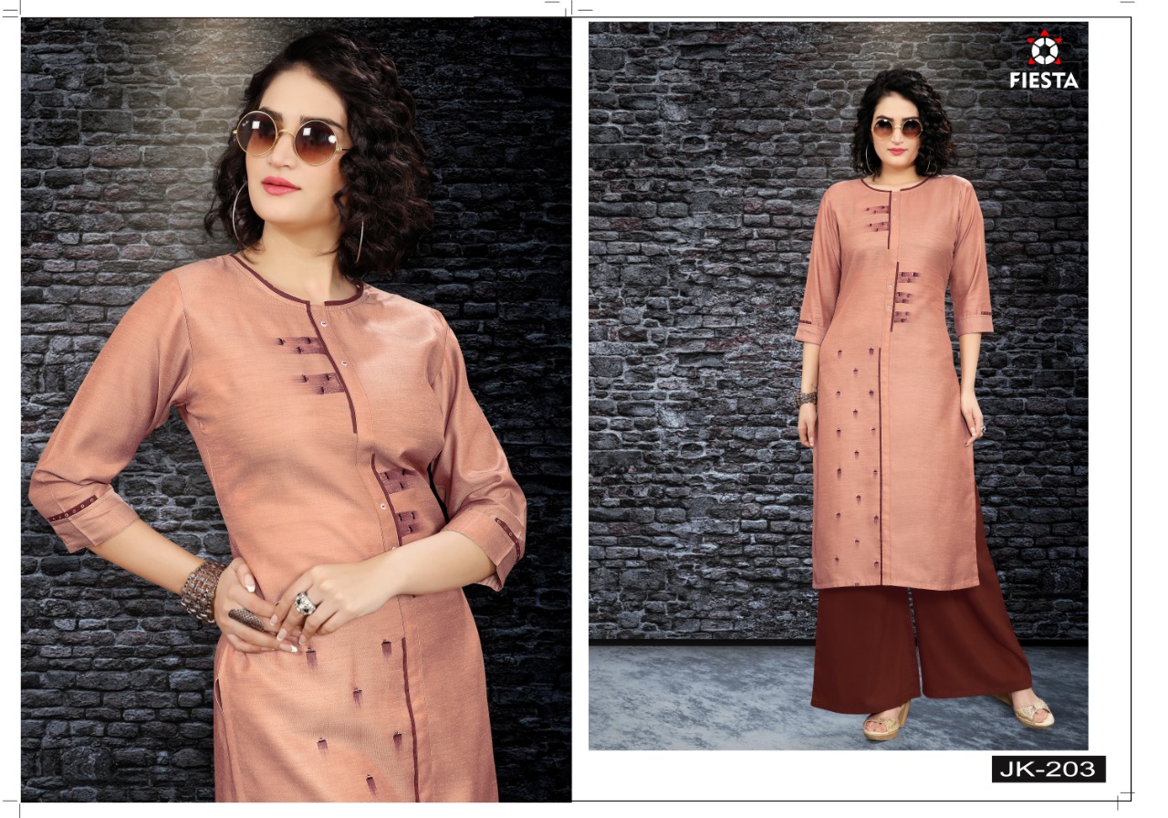 Fiesta Presents 5 Girl Fashioner Kurtis With Palazzo