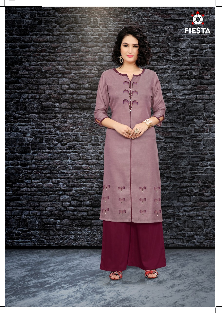 Fiesta Presents 5 Girl Fashioner Kurtis With Palazzo