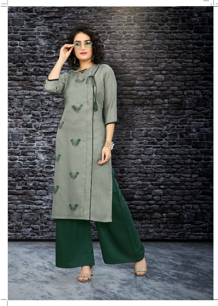 Fiesta Presents 5 Girl Fashioner Kurtis With Palazzo