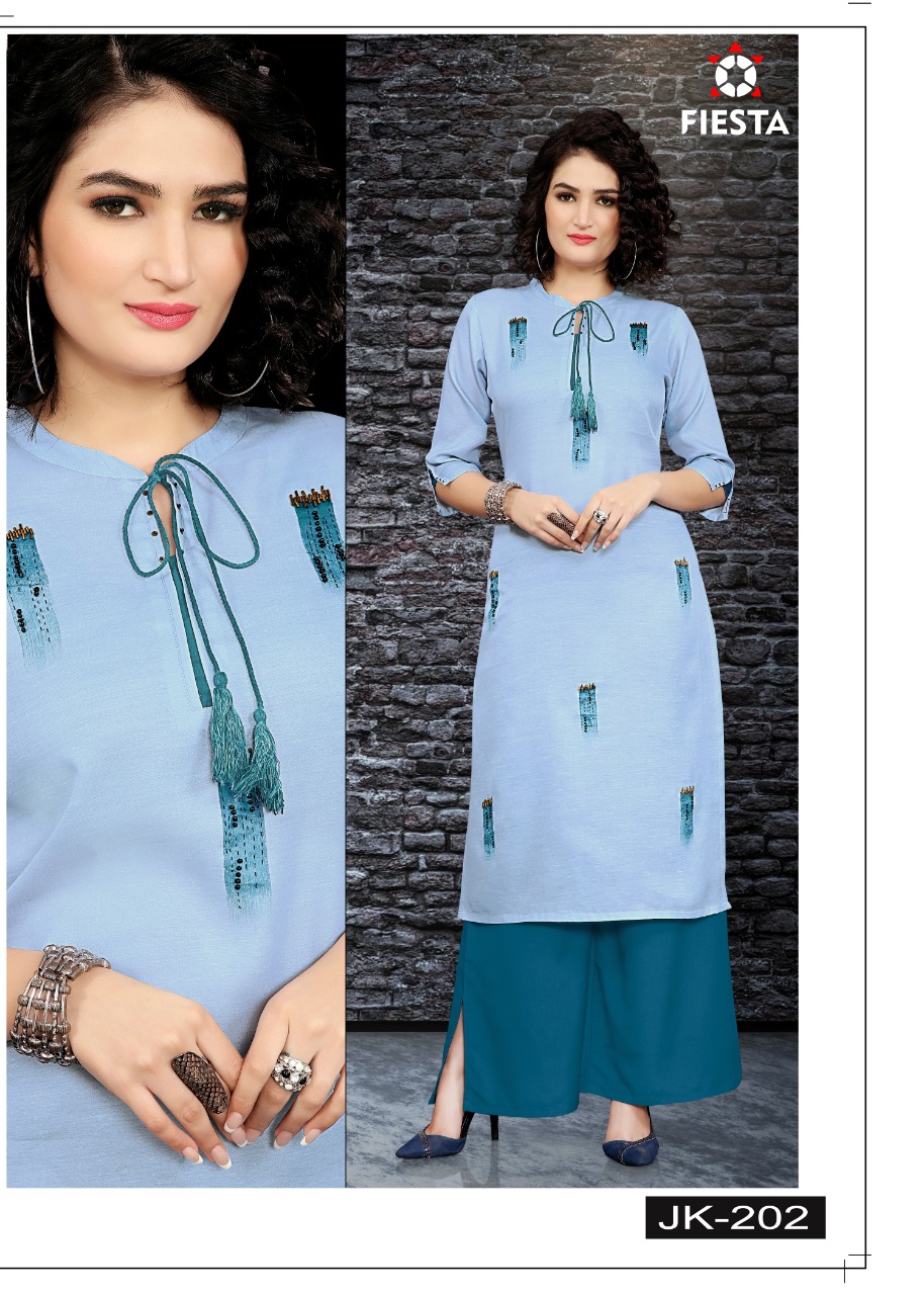 Fiesta Presents 5 Girl Fashioner Kurtis With Palazzo