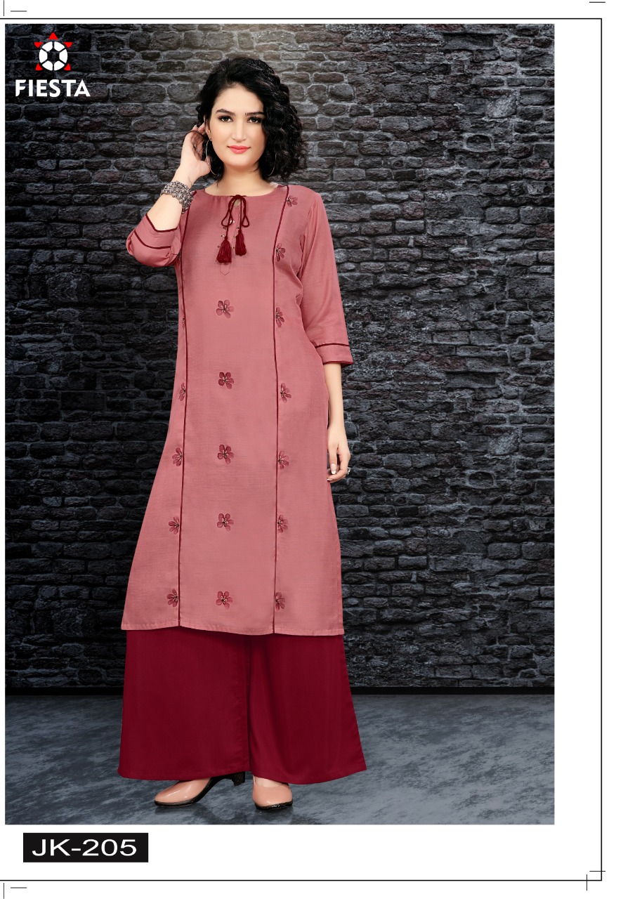 Fiesta Presents 5 Girl Fashioner Kurtis With Palazzo