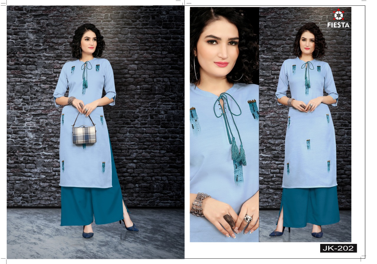 Fiesta Presents 5 Girl Fashioner Kurtis With Palazzo