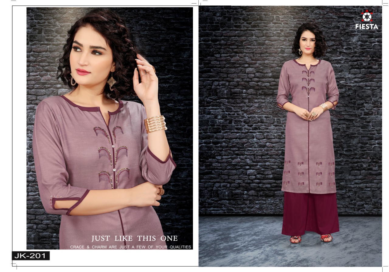 Fiesta Presents 5 Girl Fashioner Kurtis With Palazzo