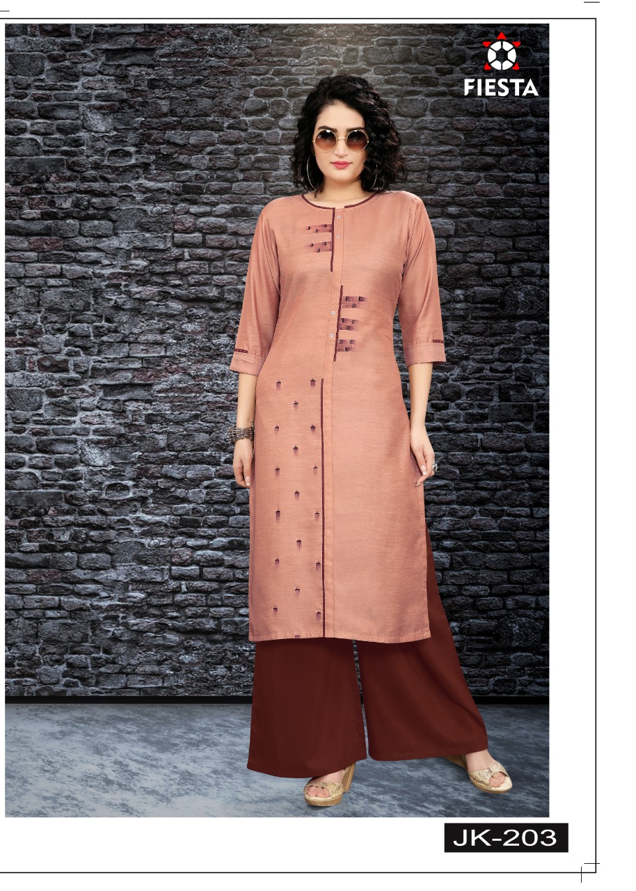 Fiesta Presents 5 Girl Fashioner Kurtis With Palazzo