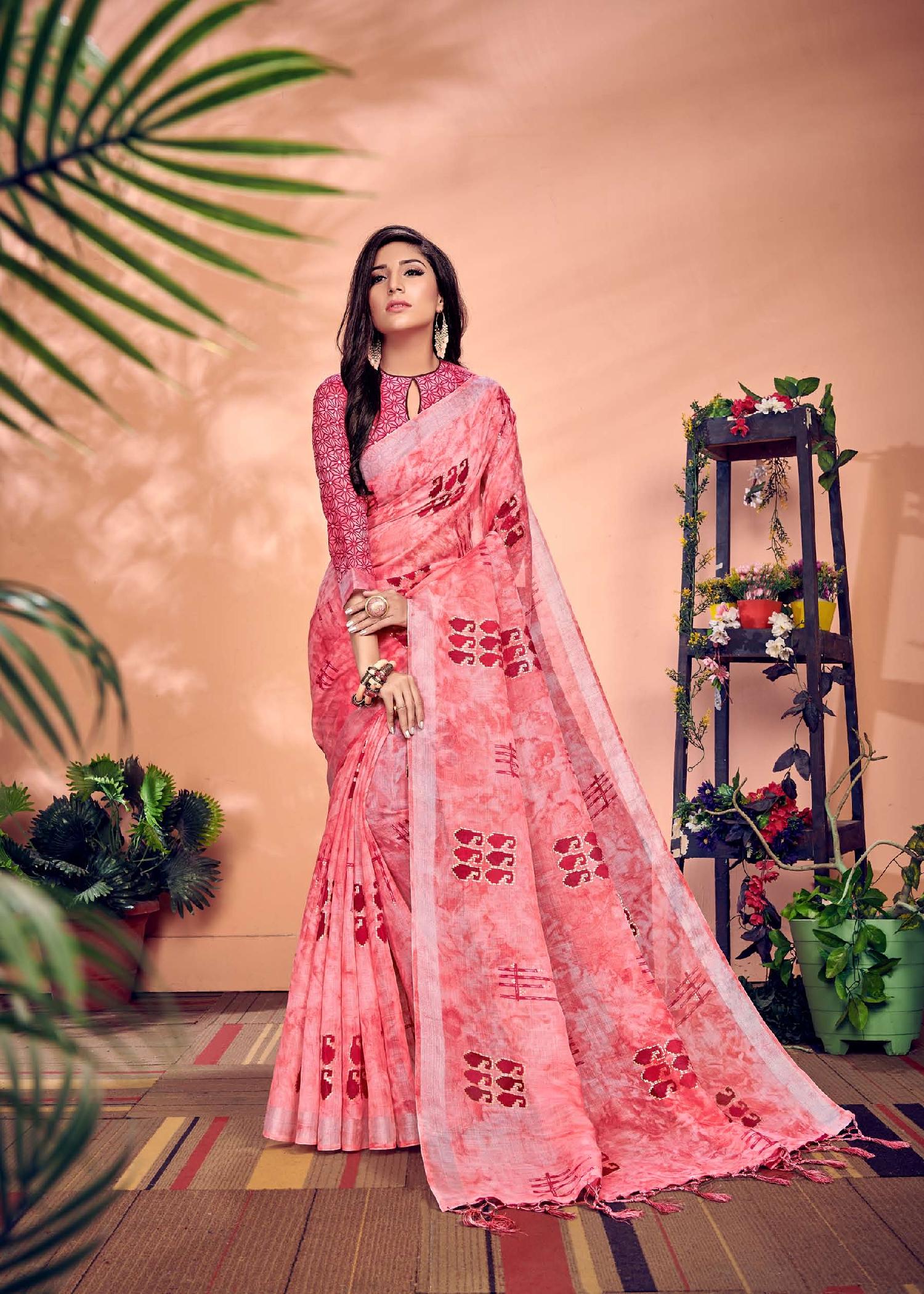 Jeevika Weight Less Casual Wear Sarees Catalogue