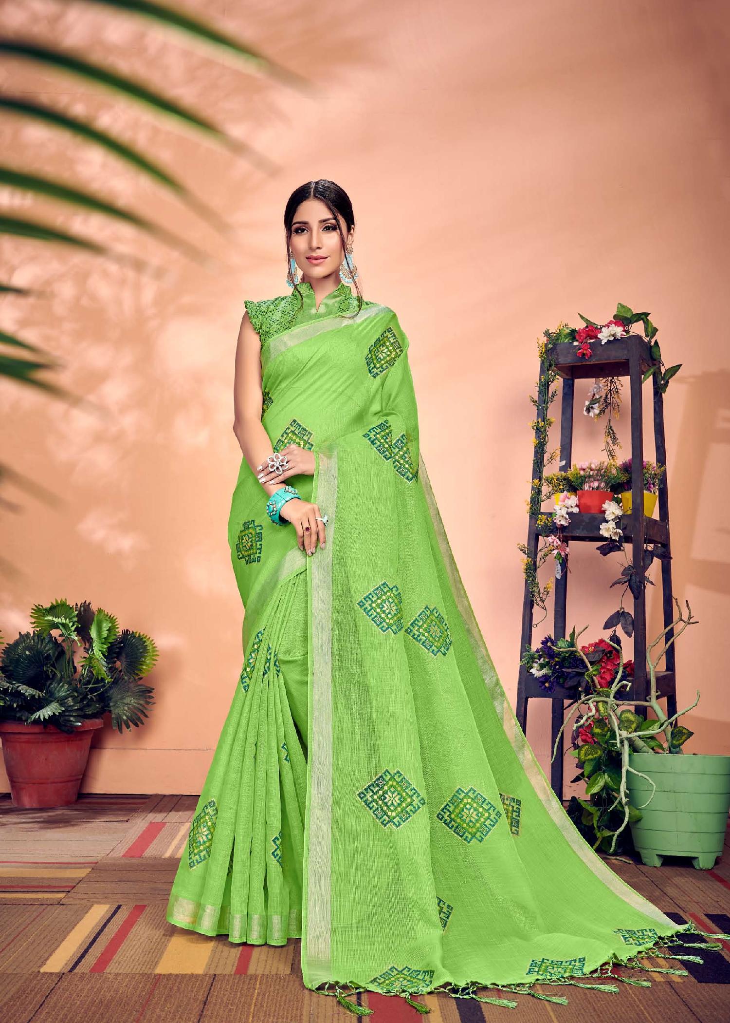Jeevika Weight Less Casual Wear Sarees Catalogue