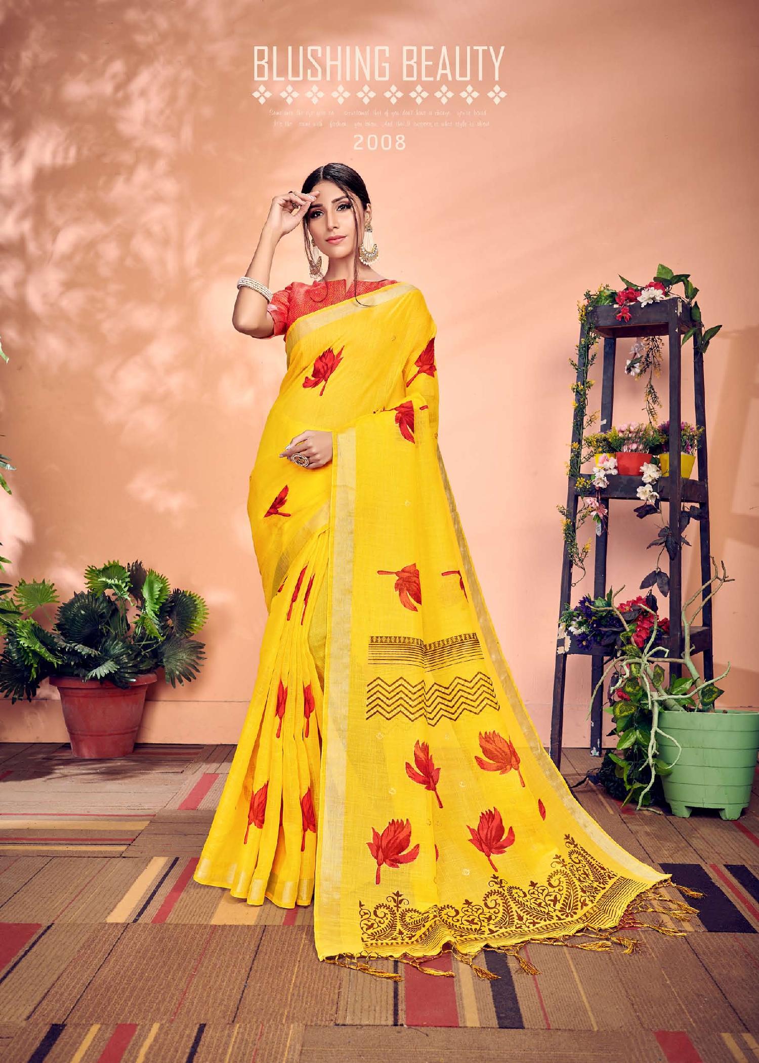 Jeevika Weight Less Casual Wear Sarees Catalogue
