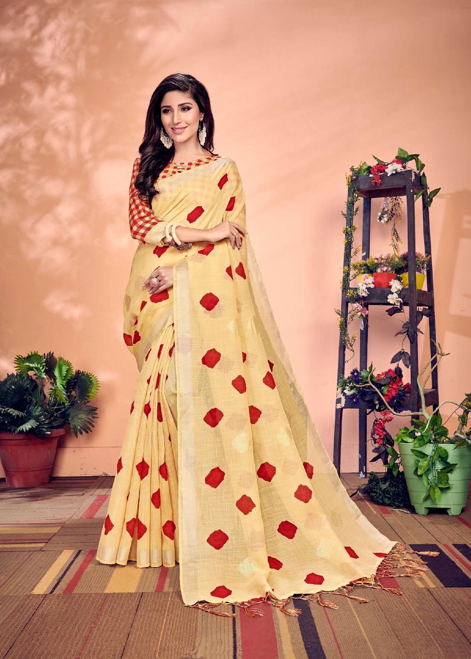 Jeevika Weight Less Casual Wear Sarees Catalogue