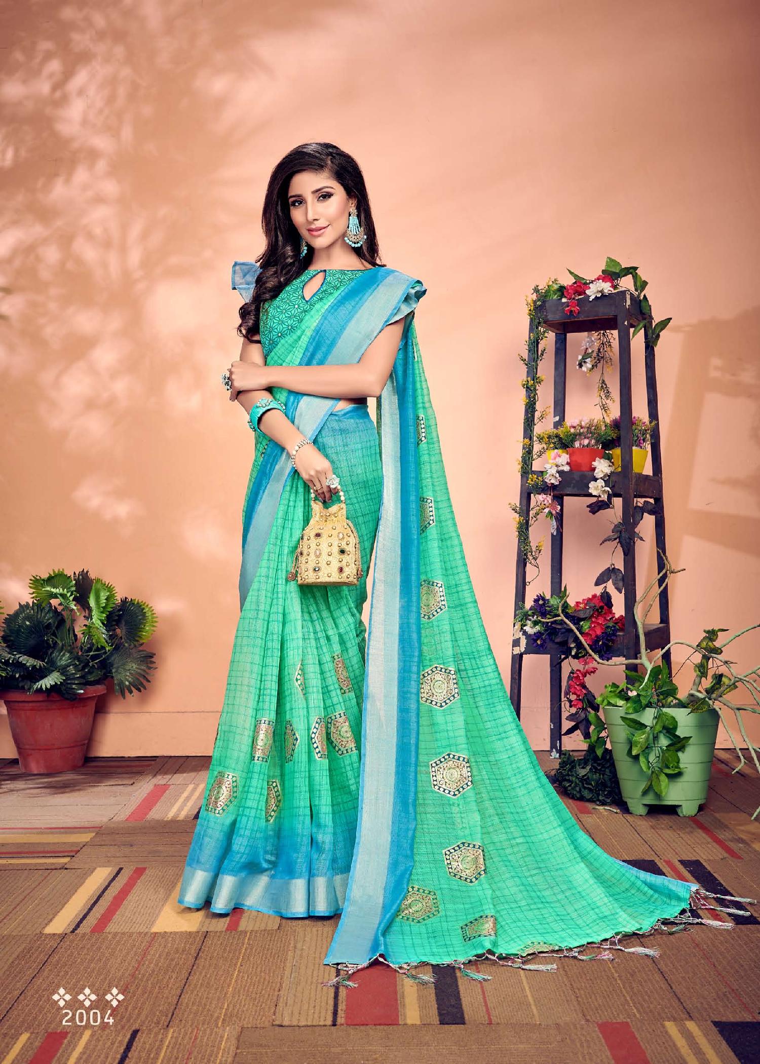 Jeevika Weight Less Casual Wear Sarees Catalogue