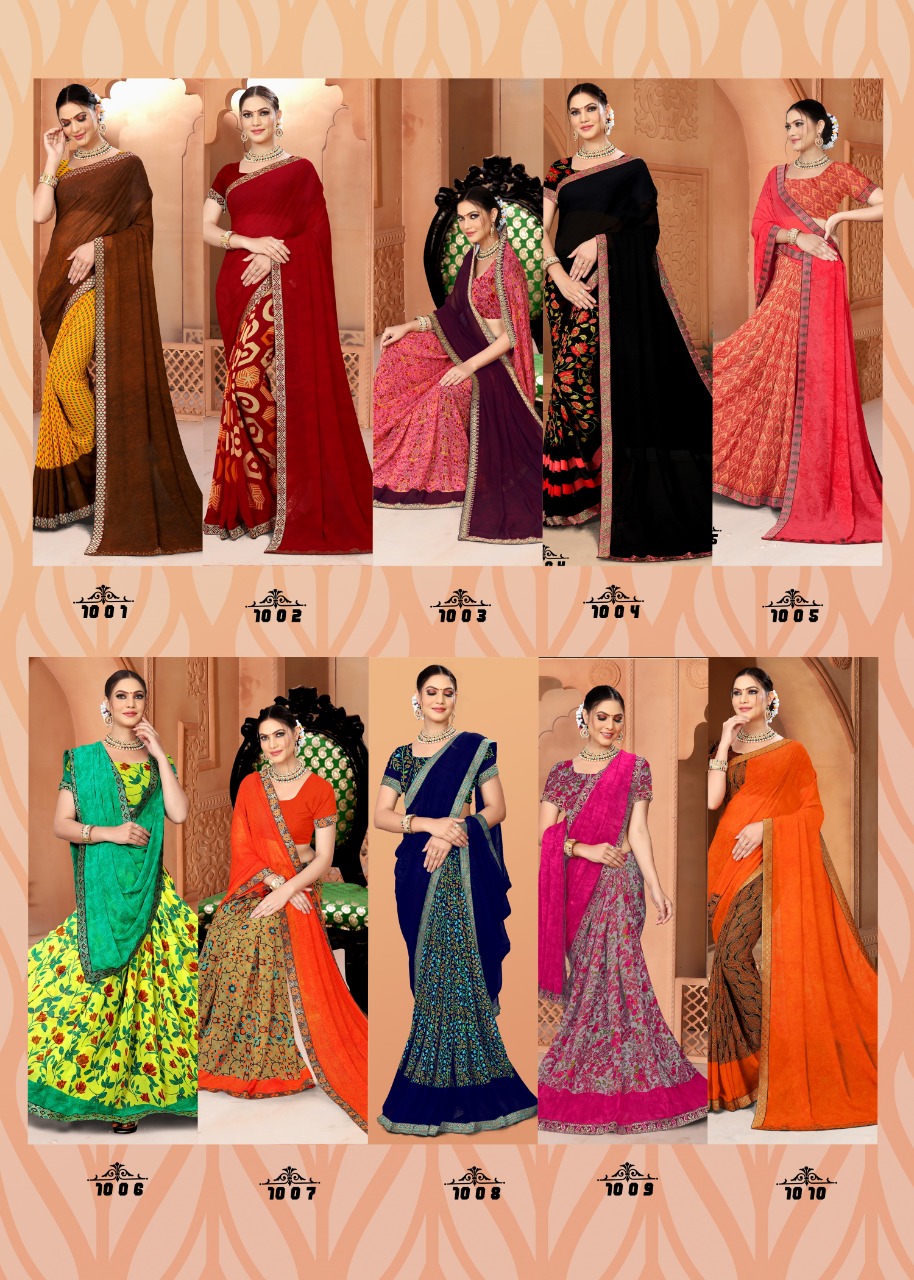 Kanishka Vol 3 Present Casual Wear Sarees Catalogue