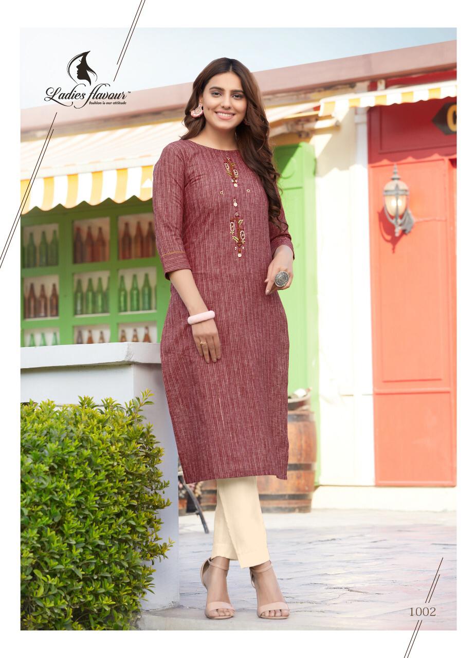 Ladies Flavour Present Miss-canada  Casual Wear Kurti