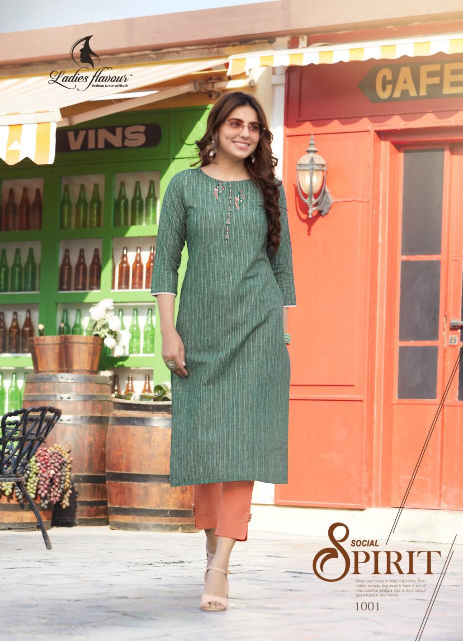 Ladies Flavour Present Miss-canada  Casual Wear Kurti
