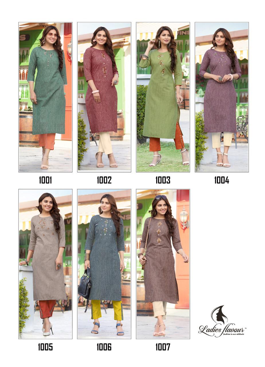 Ladies Flavour Present Miss-canada  Casual Wear Kurti