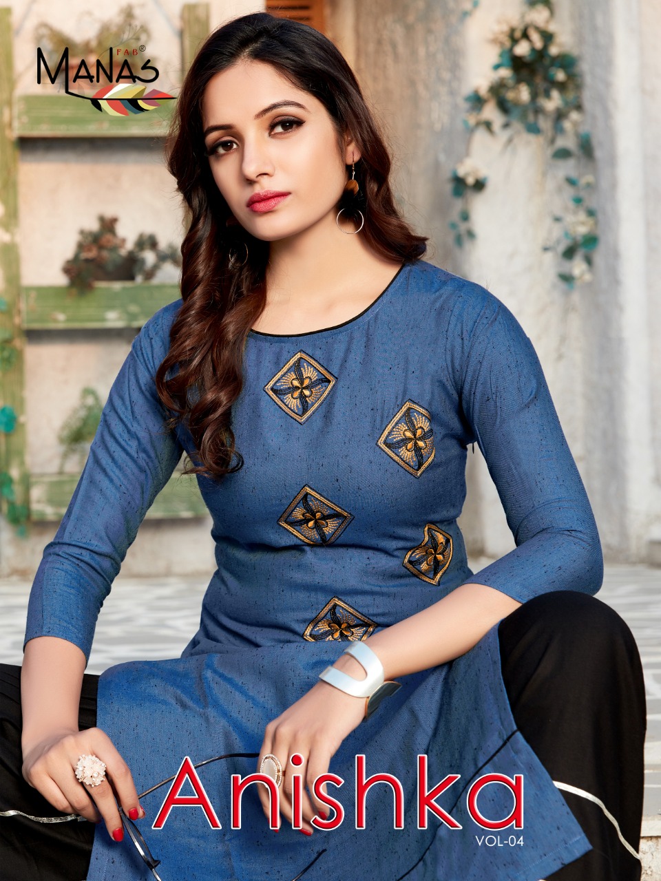 Manas  Present Anishka Vol 4 Kurtis Catalogue.