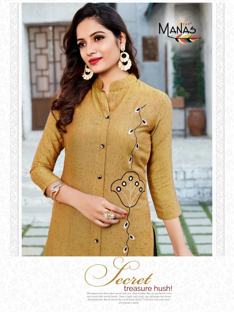 Manas  Present Anishka Vol 4 Kurtis Catalogue.