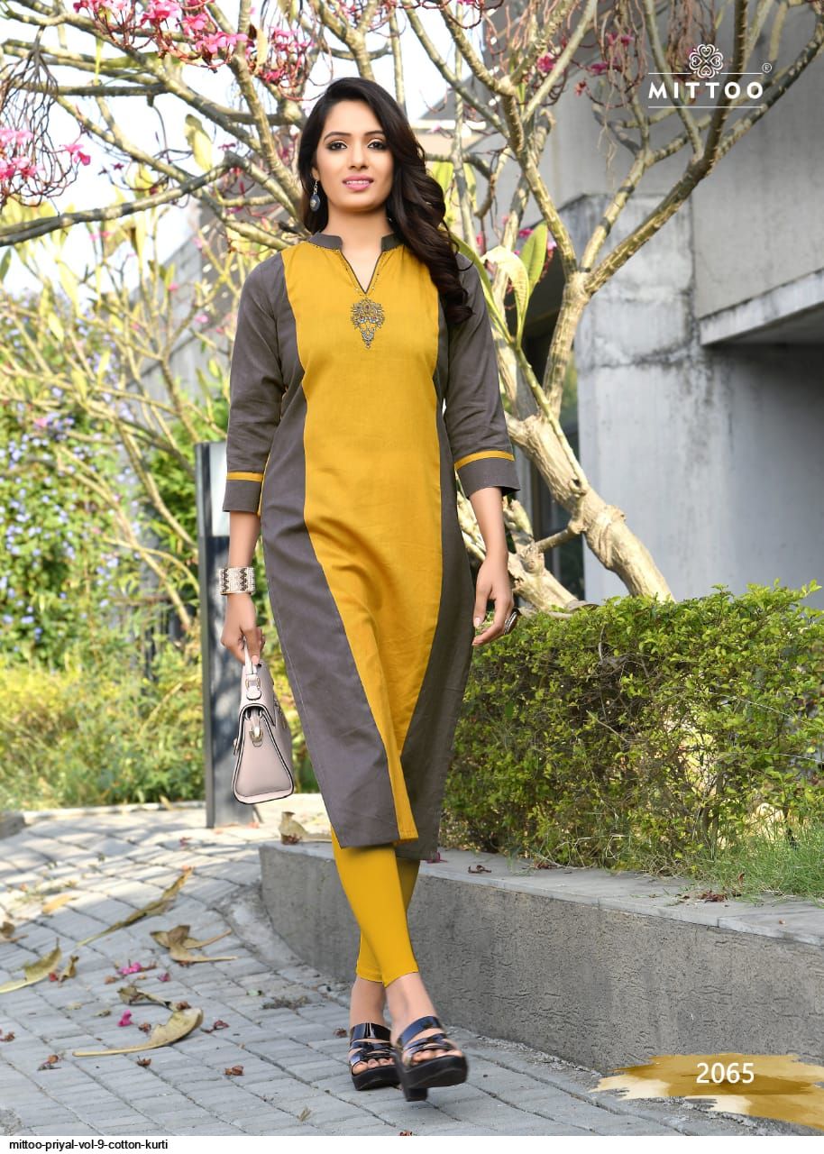 Mittoo Present Priyal Vol 9 Kurtis Catalogue