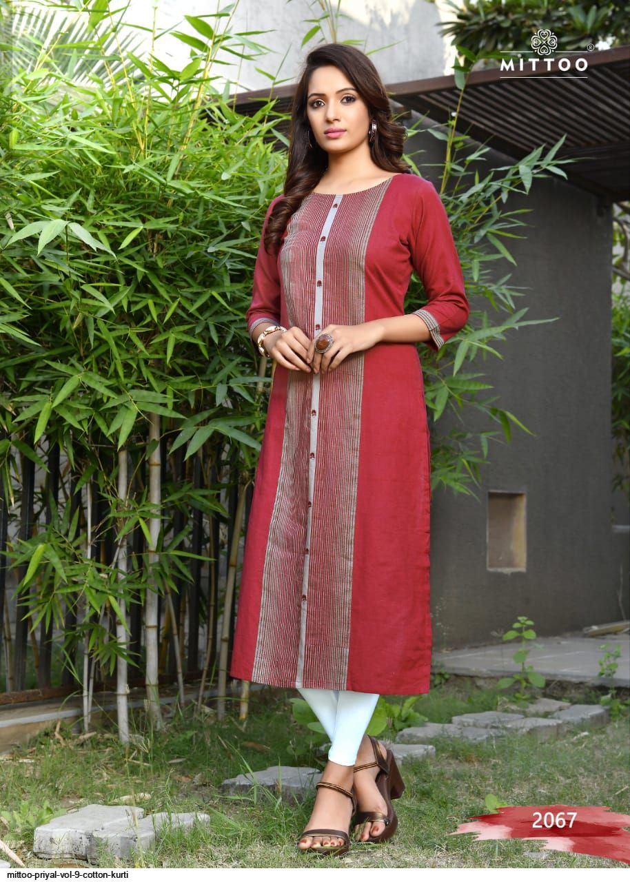 Mittoo Present Priyal Vol 9 Kurtis Catalogue