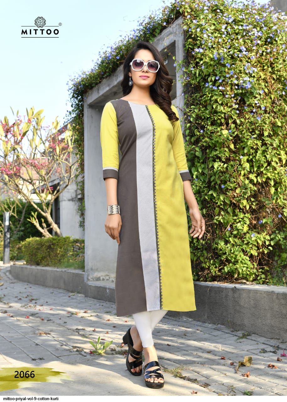 Mittoo Present Priyal Vol 9 Kurtis Catalogue