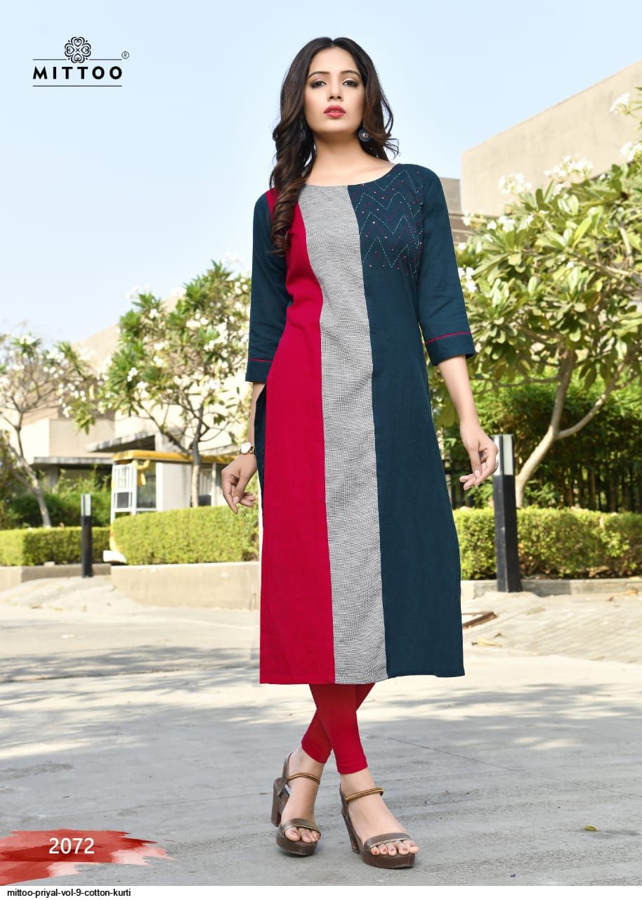 Mittoo Present Priyal Vol 9 Kurtis Catalogue