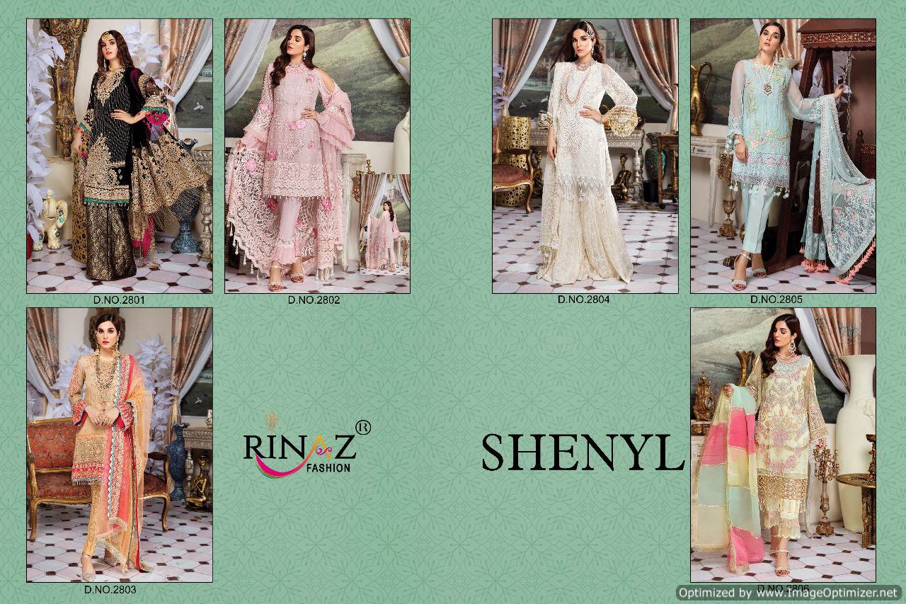 Rinaz Present Shenyl Pakistani Suits Collection