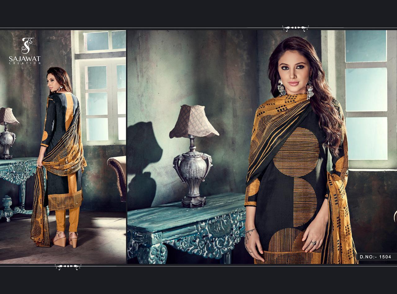 Sajawat Present Matrix Partywear Dress Material