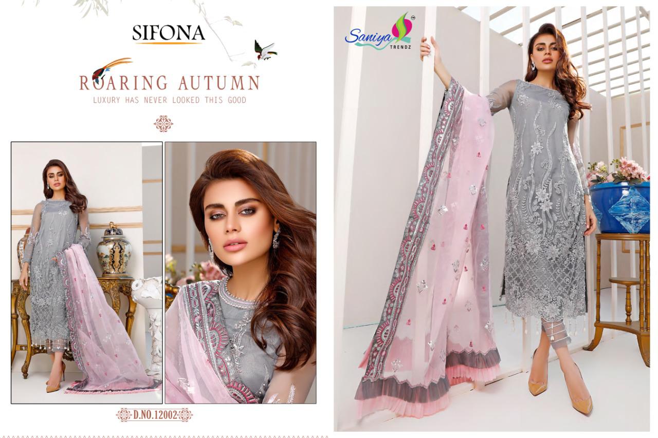 Saniya Sifona Embroidered Premium Pakistani Collection