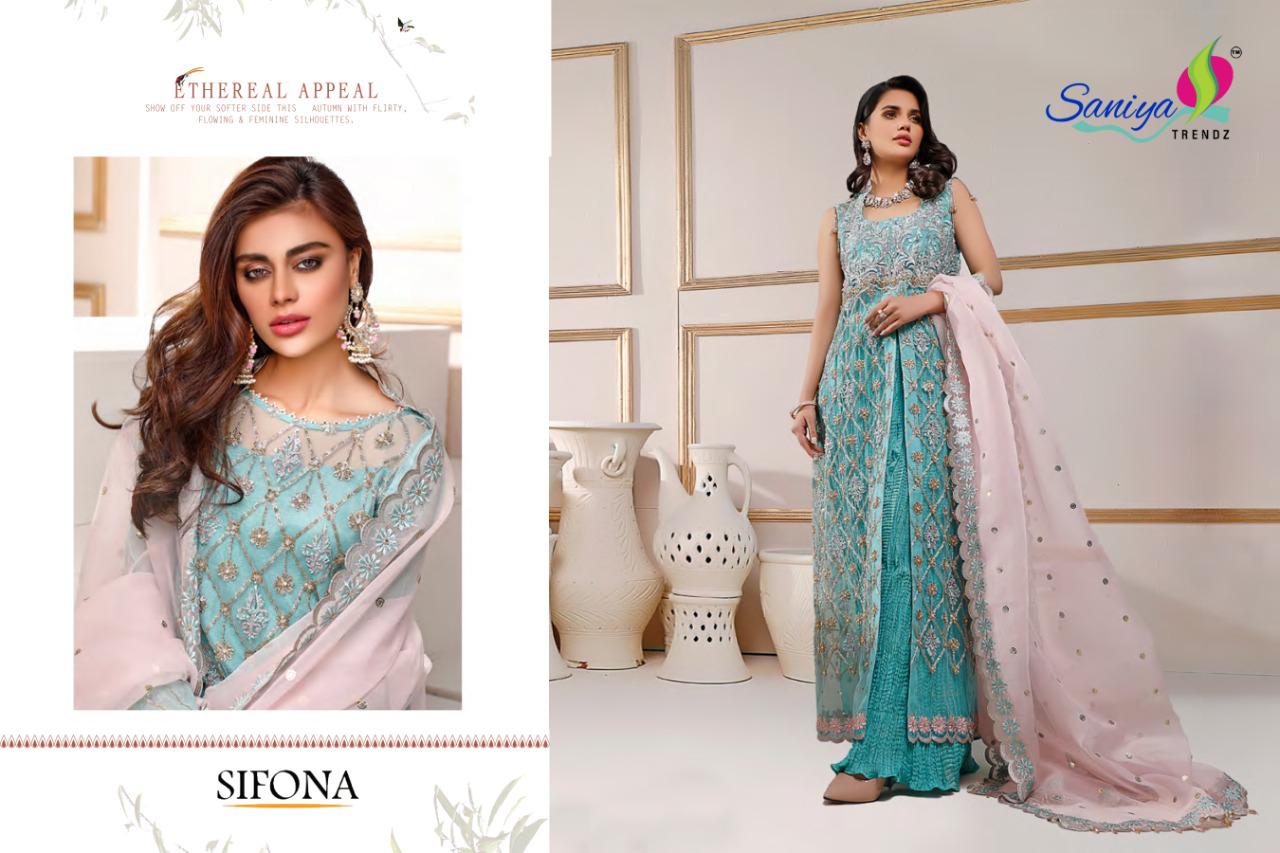 Saniya Sifona Embroidered Premium Pakistani Collection
