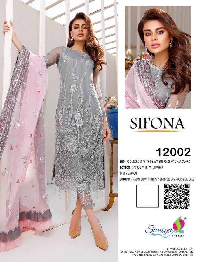 Saniya Sifona Embroidered Premium Pakistani Collection