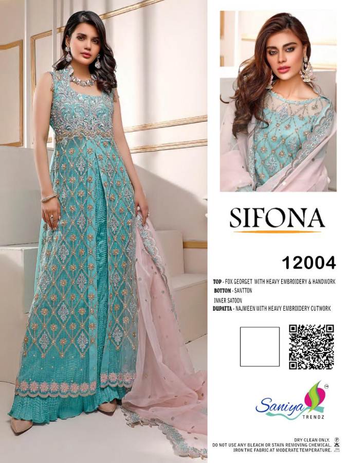 Saniya Sifona Embroidered Premium Pakistani Collection