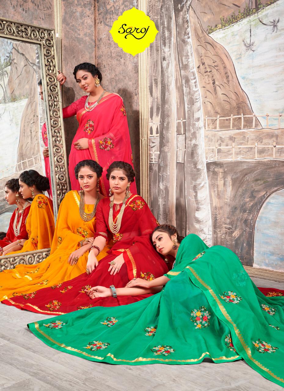 Saroj Present  Vinanti Sarees Catalogue