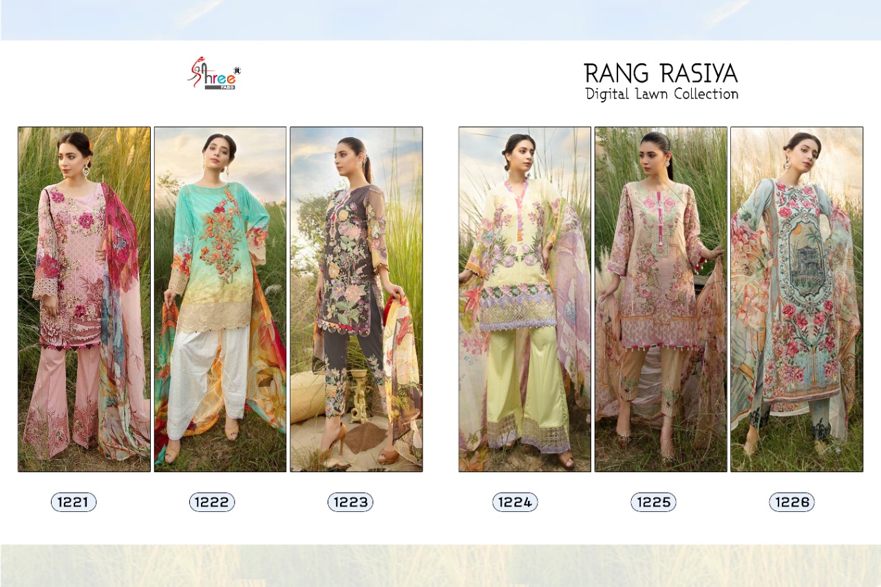 Shree Present  Rang Rasiya Cotton  Pakistani Salwar Suits