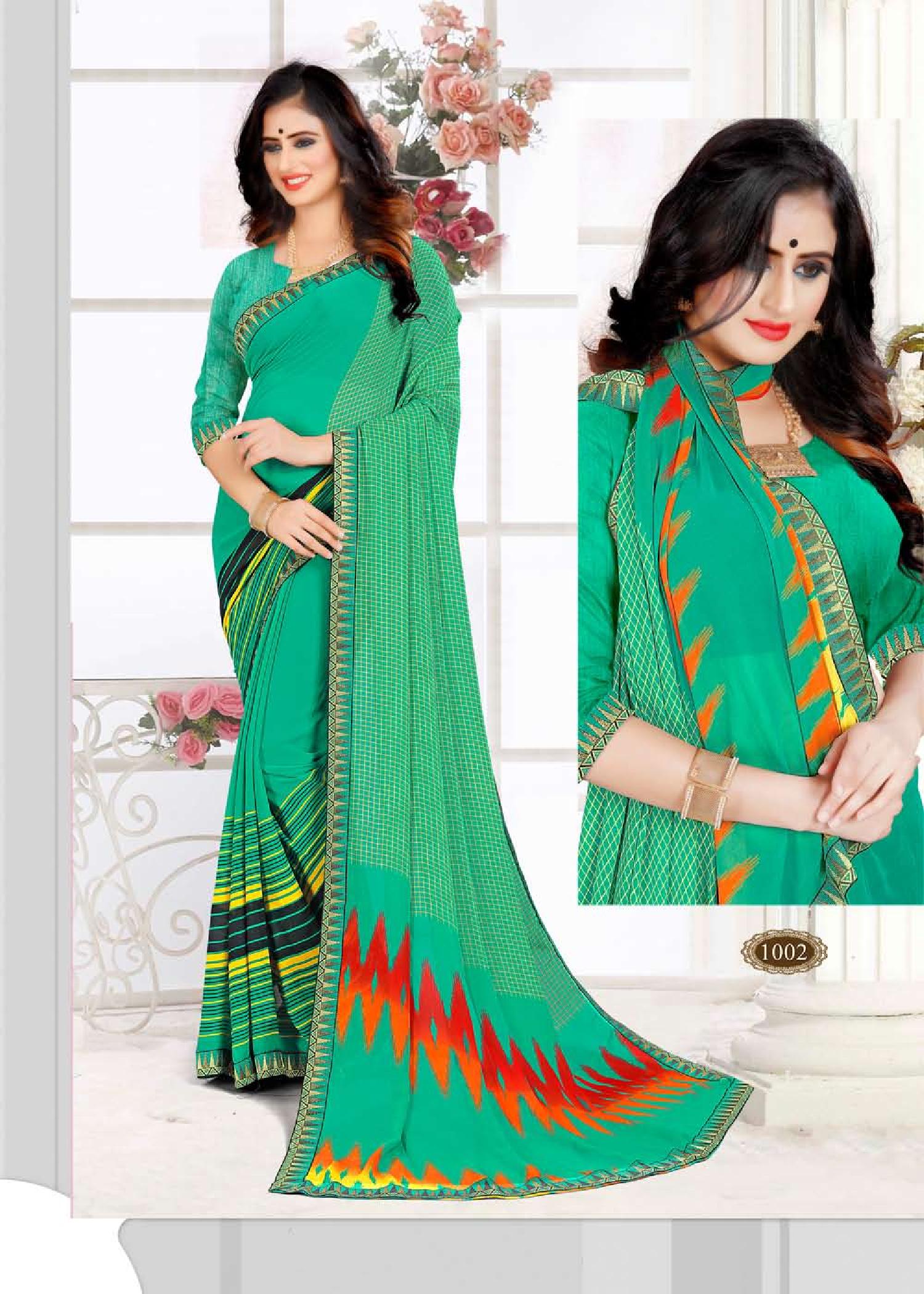 Sparsh Weight Less Casual Wear Sarees Catalogue