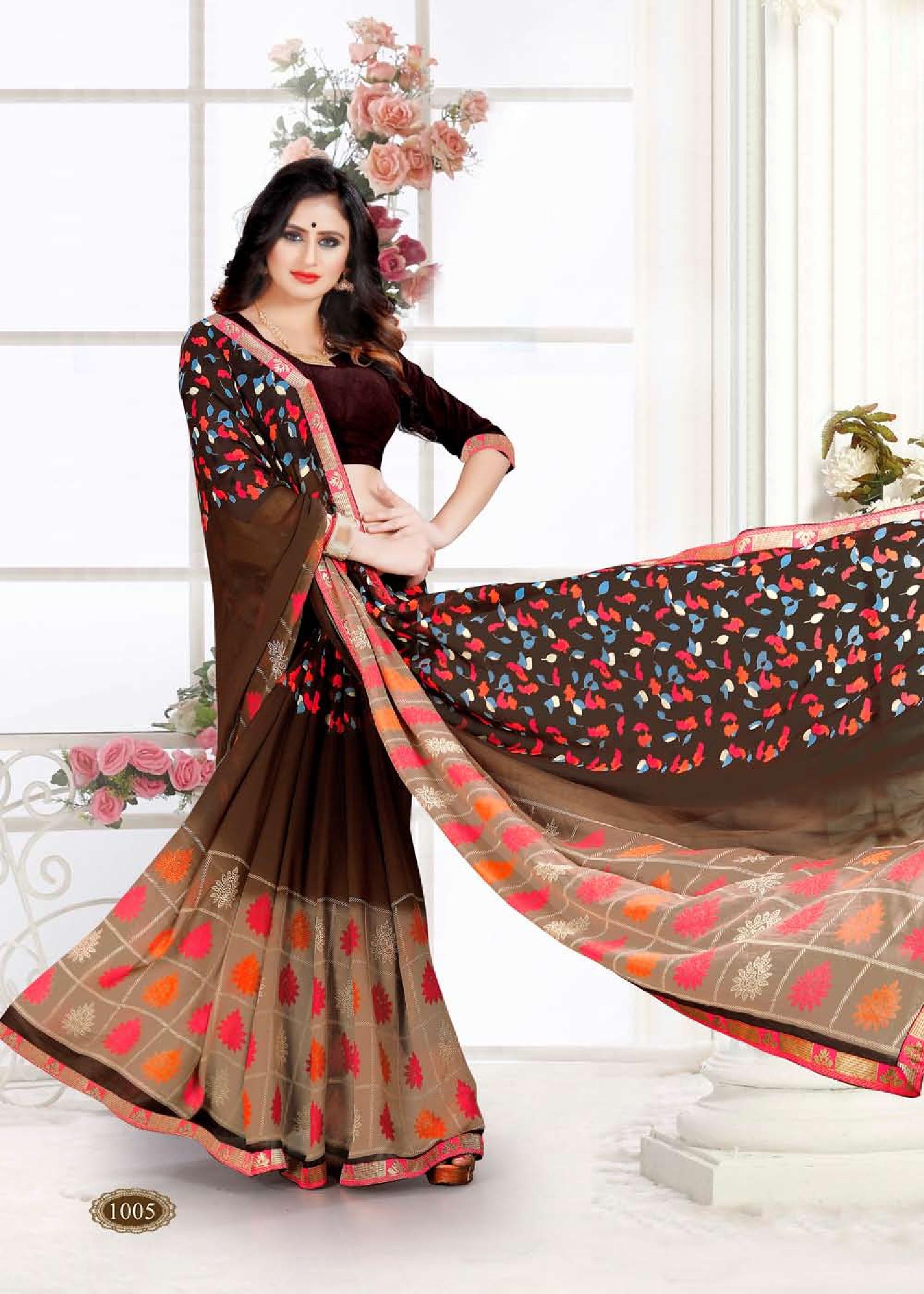 Sparsh Weight Less Casual Wear Sarees Catalogue