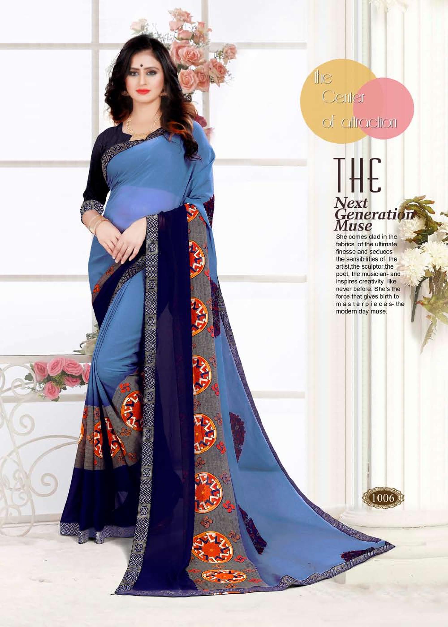 Sparsh Weight Less Casual Wear Sarees Catalogue