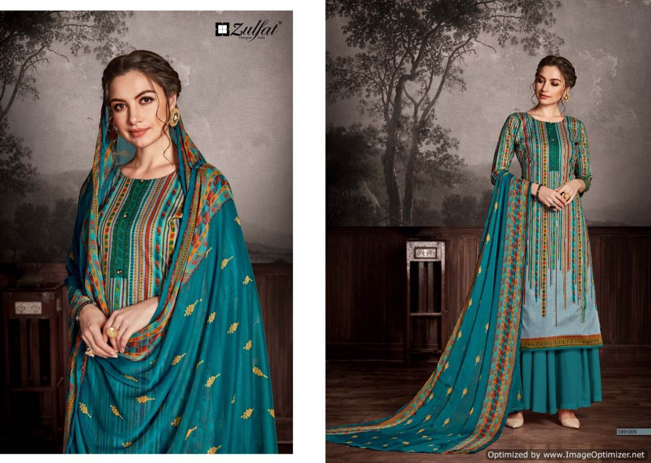 Zulfat  Present  Gulmohar  Digital Printed Dress Material
