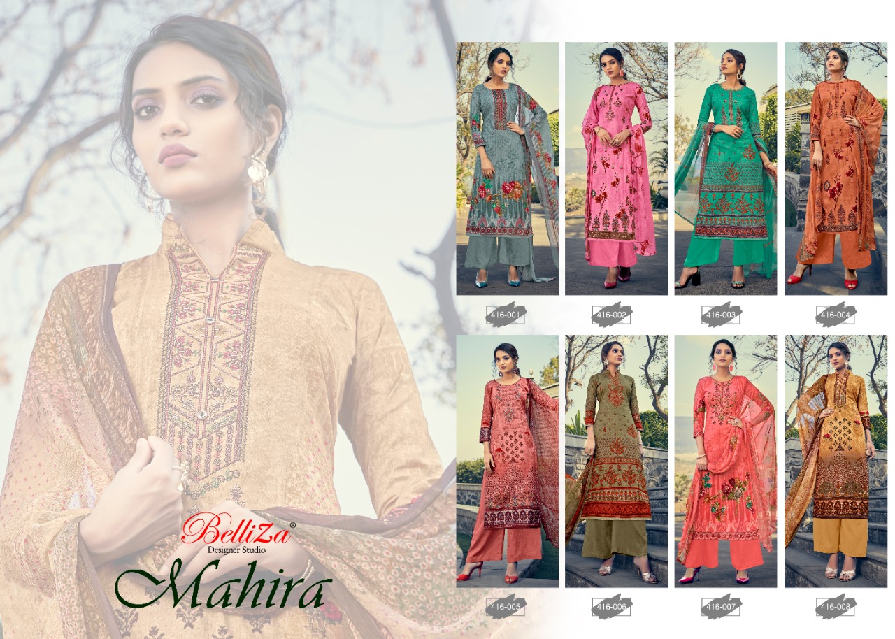 Beliza Presents   Mahira Vol 2  Print Cotton Dress Material