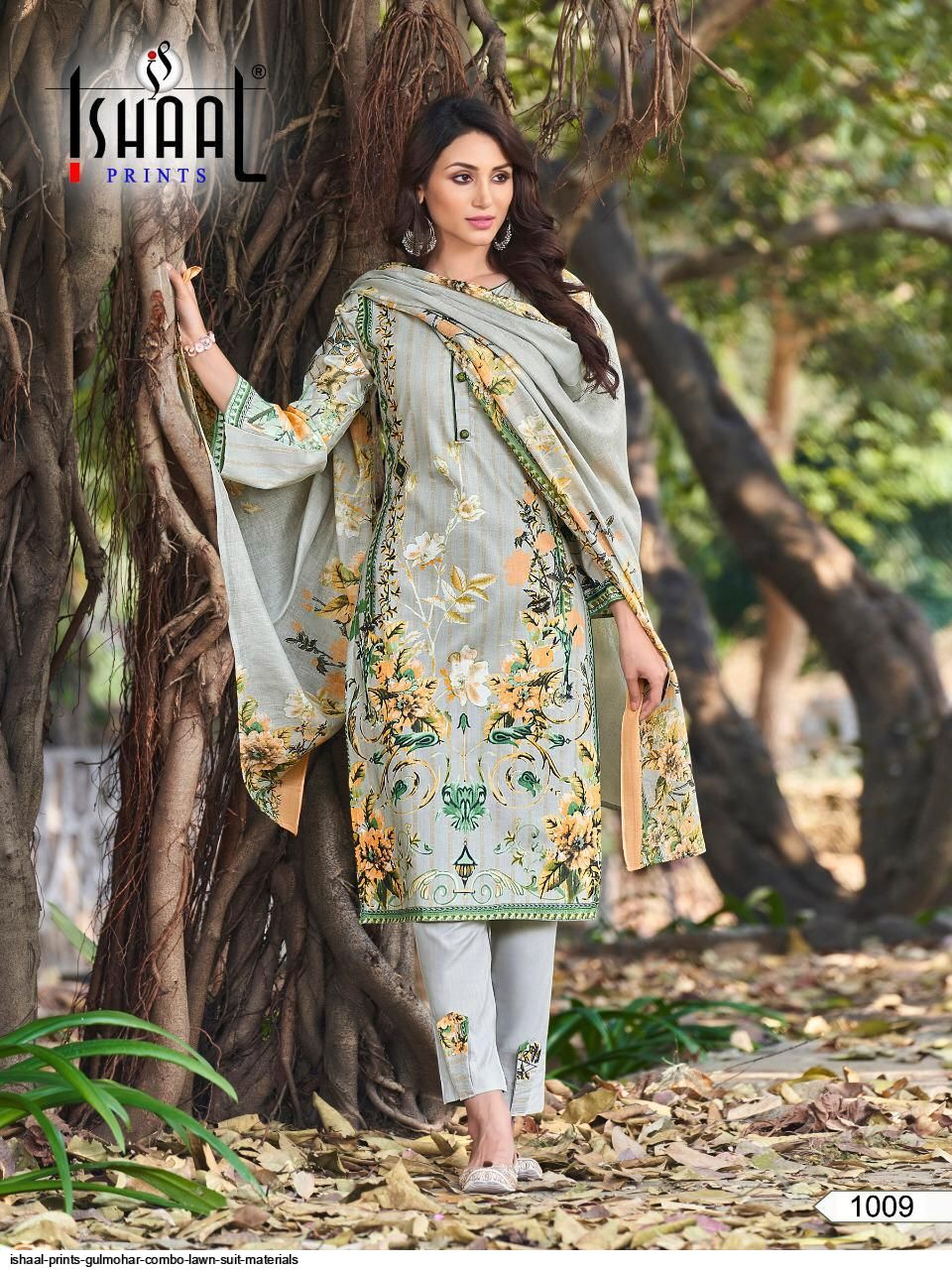 Ishaal Gulmohar Combo  Pure Lawn Collection
