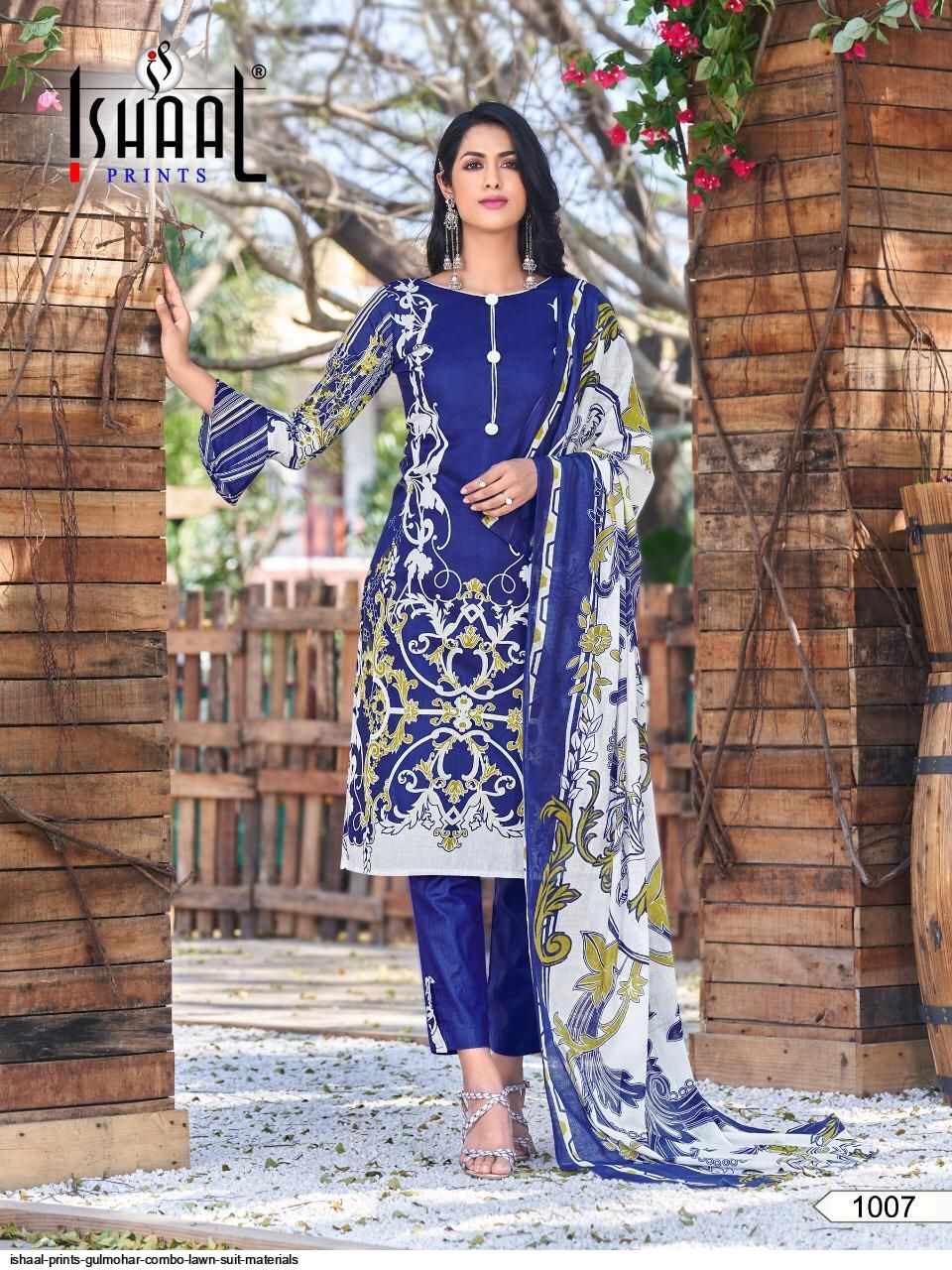 Ishaal Gulmohar Combo  Pure Lawn Collection