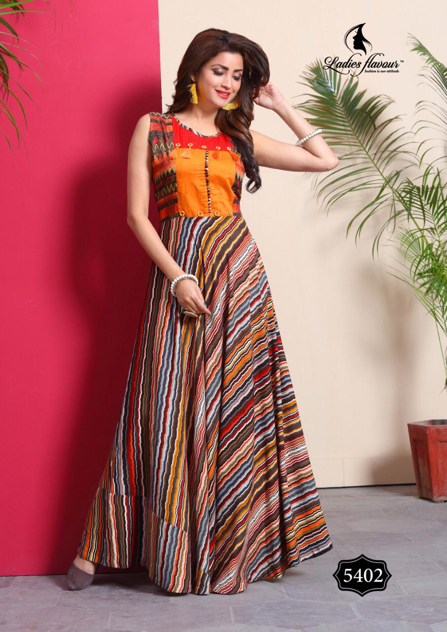 Lovely By Ladies Flavour Anarkali Long Kurtis Catalogue