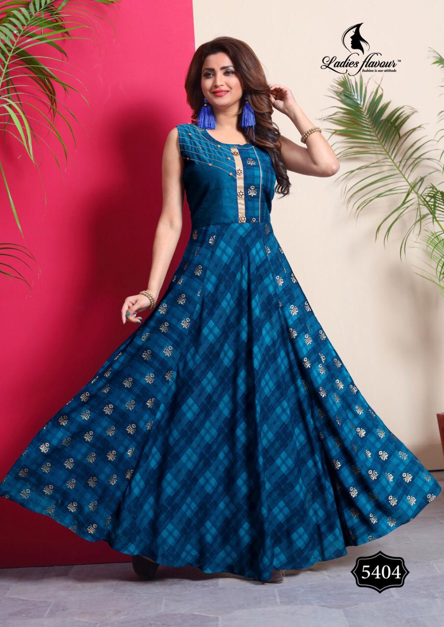 Lovely By Ladies Flavour Anarkali Long Kurtis Catalogue