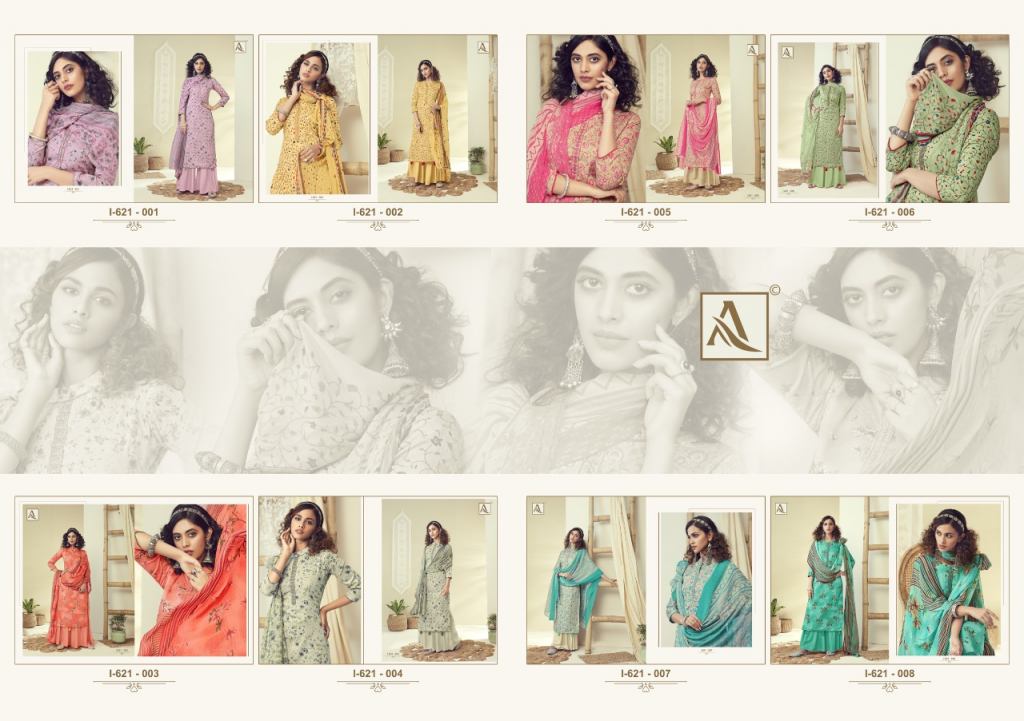 Alok Presents Kangan Collection Of Designer Pure Jam Cotton Dress Materials